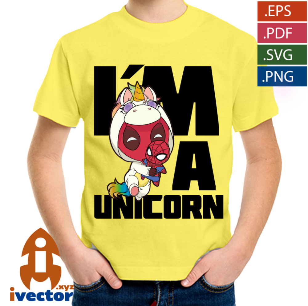 DEASPOOL-UNICORNIO-SPIDERMAN-VECTOR-EDITABLE-EPS-PDF-01-p7 DEADPOOL UNICORNIO SPIDERMAN VECTOR EDITABLE EPS PDF