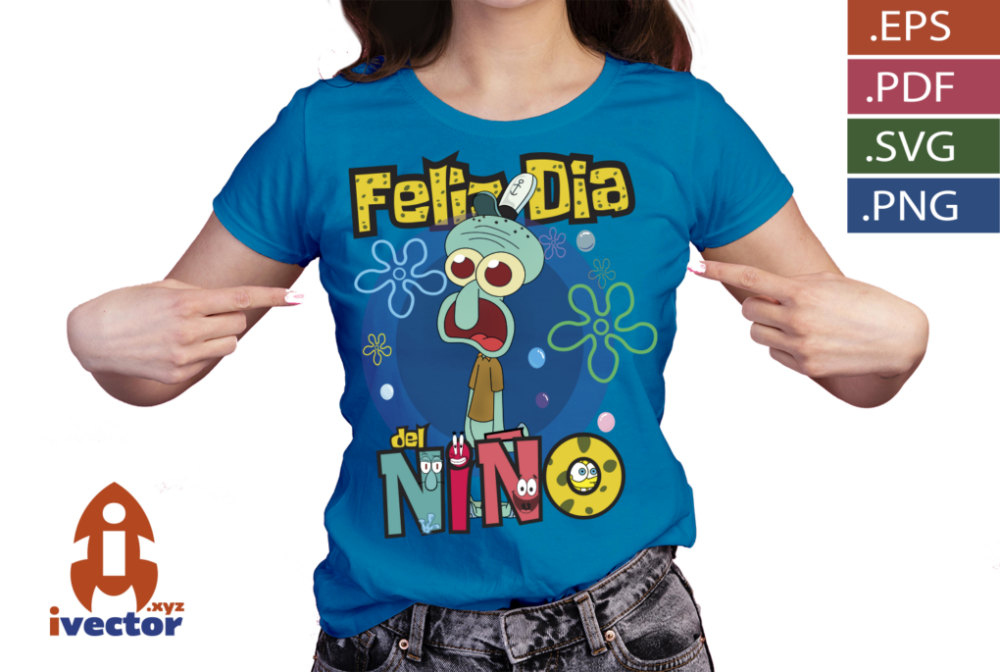 DIA-DEL-NINO-CALAMARDO-BOB-ESPONJA-S-P2 DIA DEL NIÑO CALAMARDO BOB ESPONJA