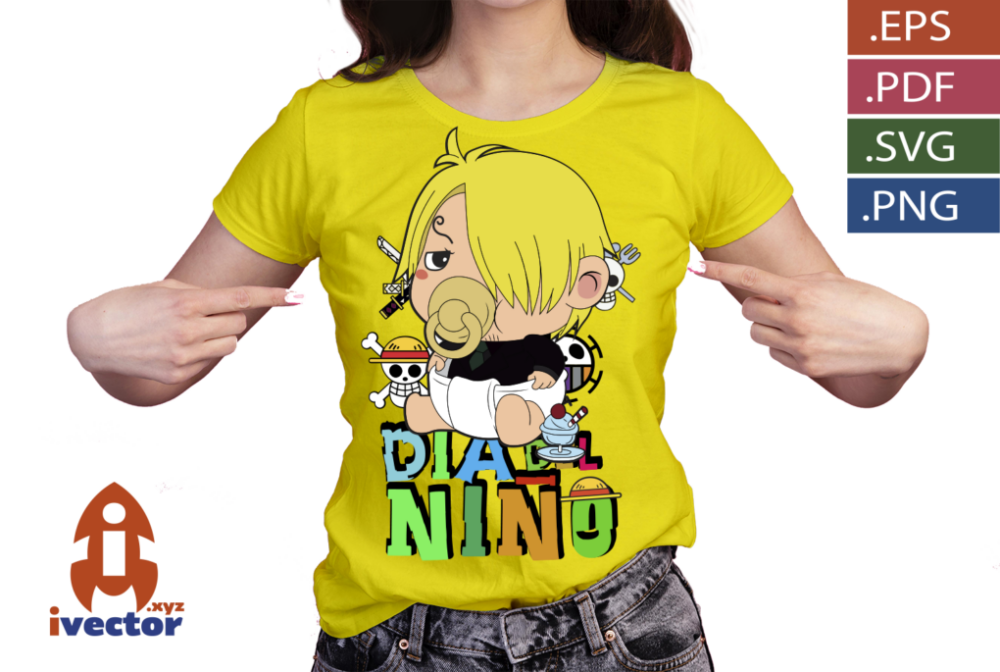 DIA-DEL-NINO-ONE-PIECE-SANJI-BEBE-VECTOR-EDITABLEP2 DIA DEL NIÑO ONE PIECE SANJI BEBÉ VECTOR EDITABLE