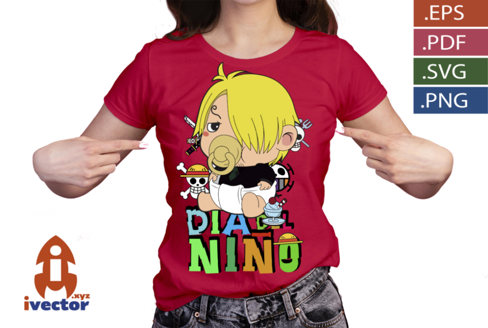 DIA-DEL-NINO-ONE-PIECE-SANJI-BEBE-VECTOR-EDITABLEP4 DIA DEL NIÑO ONE PIECE SANJI BEBÉ VECTOR EDITABLE