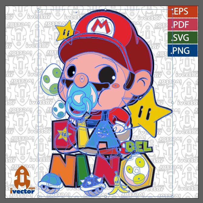 DIA-DEL-NINO-SUPER-MARIO-BEBE-VECTOR-EDITABLE_p8 DIA DEL NIÑO SUPER MARIO BEBÉ VECTOR EDITABLE