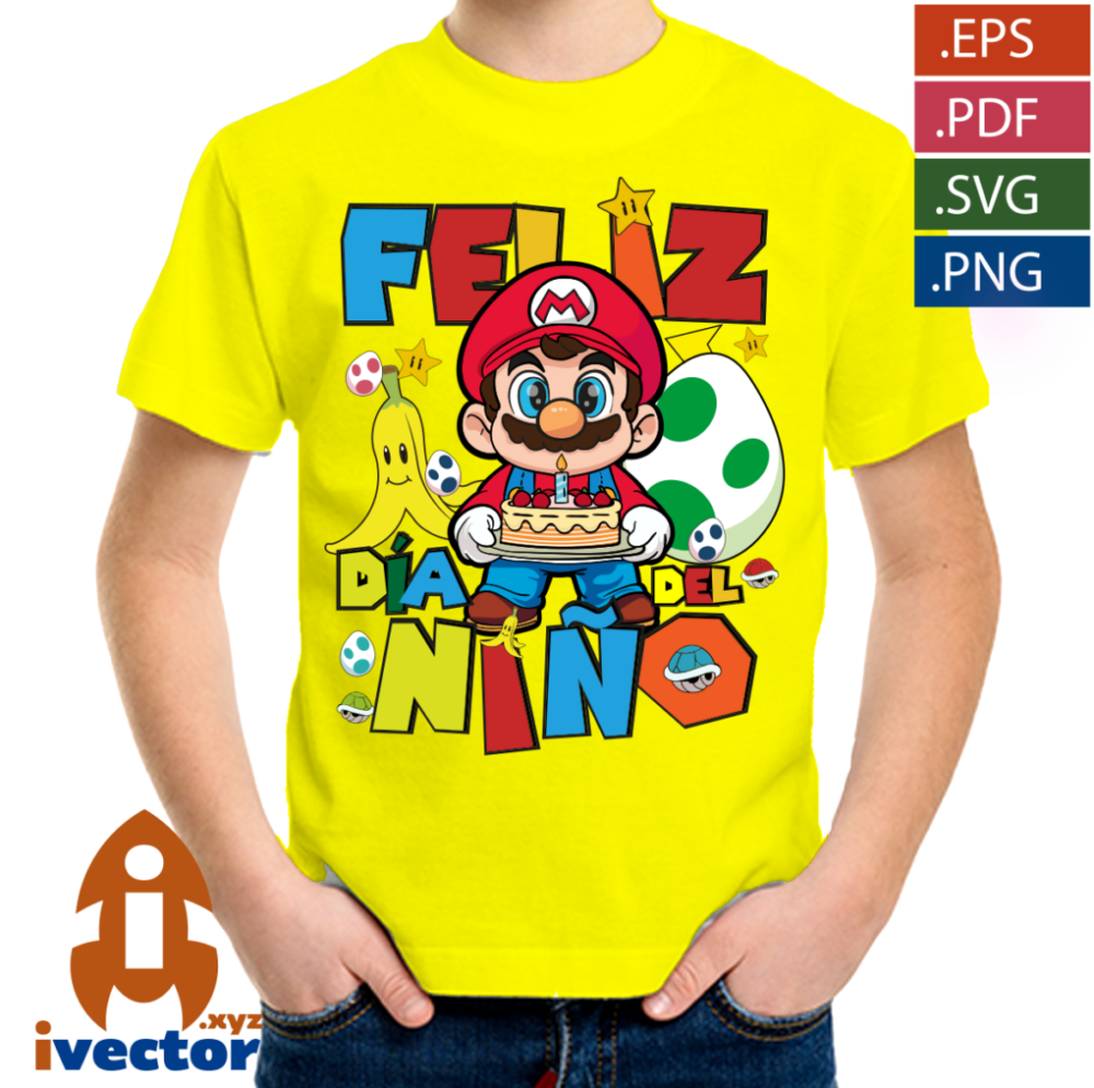 DIA-DEL-NINO-SUPER-MARIO-BROS-PASTEL-EDITABLE_-P5 DÍA DEL NIÑO SUPER MARIO BROS PASTEL EDITABLE
