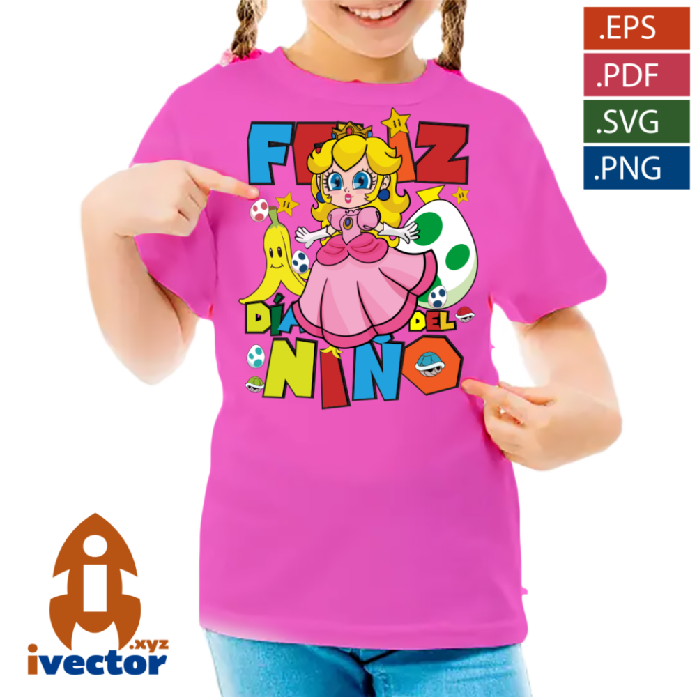 DIA-DEL-NINO-SUPER-MARIO-BROS-PEACH-EDITABLE_-p1 DÍA DEL NIÑO SUPER MARIO BROS PEACH EDITABLE
