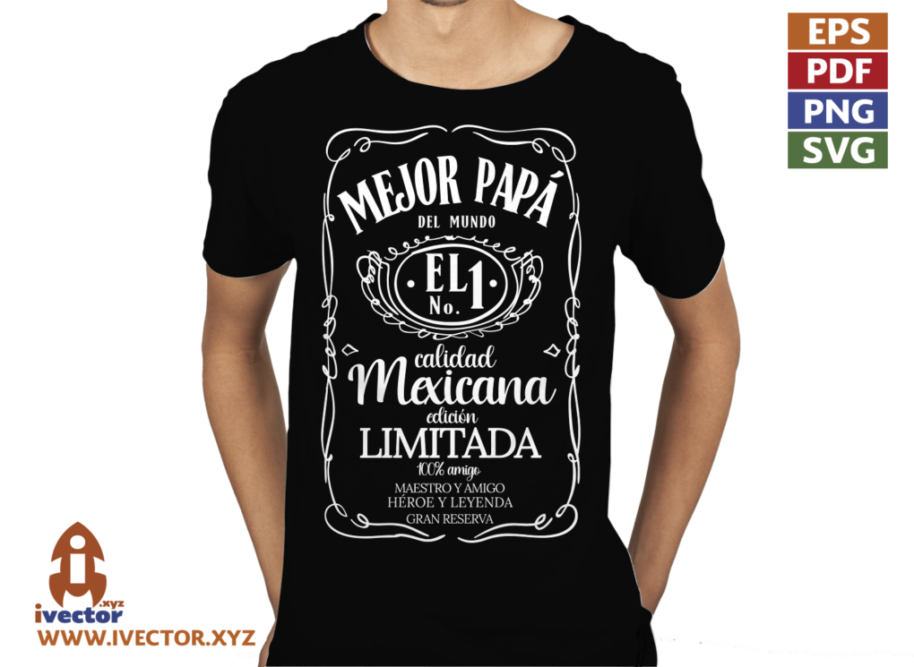 DIA-DEL-PADRE-JACK-DANIEL-3p MEJOR PAPÁ ETIQUETA JACK DANIELS VECTOR EDITABLE