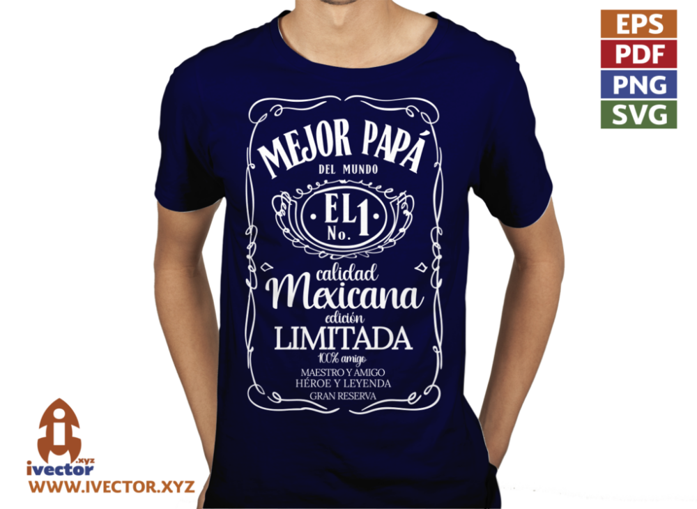DIA-DEL-PADRE-JACK-DANIEL-4p MEJOR PAPÁ ETIQUETA JACK DANIELS VECTOR EDITABLE