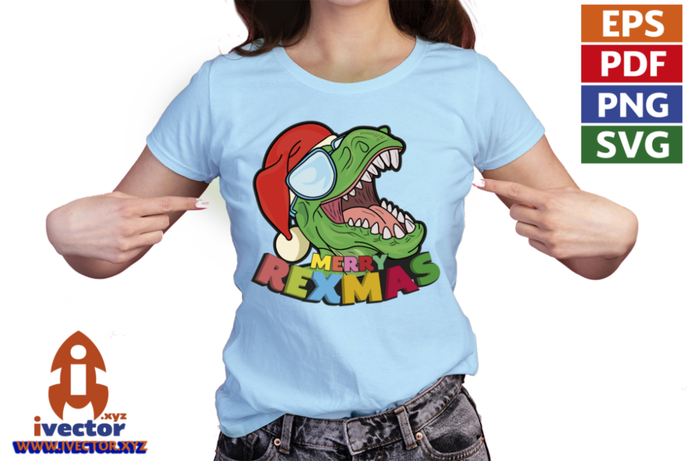 DINOSAURIO-MERRY-REXMAS-NAVIDAD-VECTOR-01-playera1 DINOSAURIO MERRY REXMAS NAVIDAD VECTOR