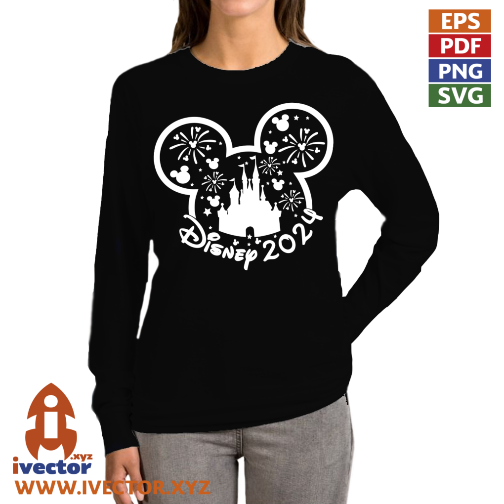 DISNEY 2024 MICKEY VECTOR EDITABLE 2024 Ivector