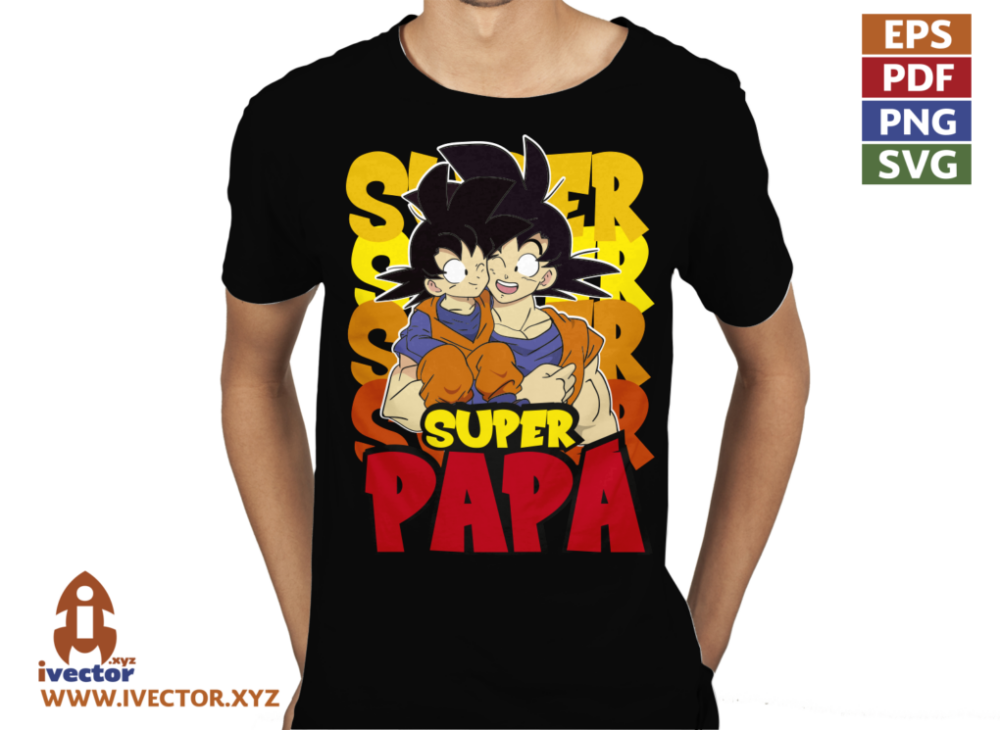 DRAGON-BALL-SUPER-PAPA-VECTOR-EDITABLE-01-P2 DRAGON BALL SUPER PAPÁ VECTOR EDITABLE