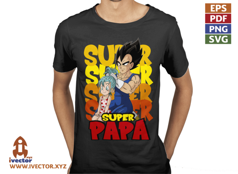 DRAGON-BALL-VEGETA-SUPER-PAPA-VECTOR-EDITABLE-01-P2 DRAGON BALL VEGETA SUPER PAPÁ VECTOR EDITABLE