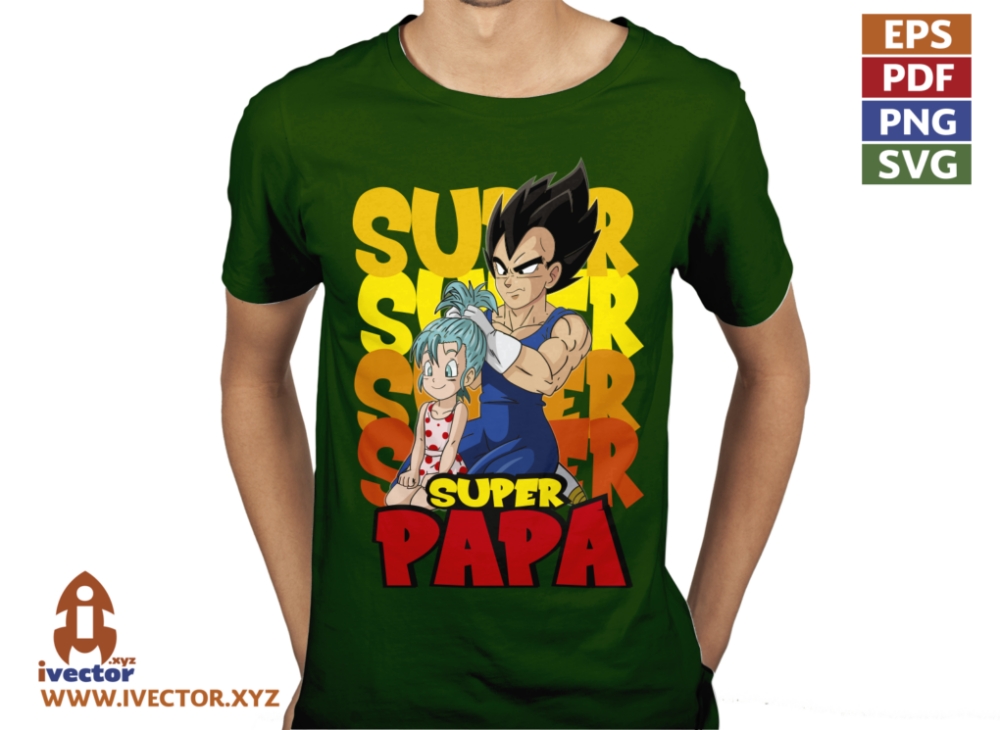 DRAGON-BALL-VEGETA-SUPER-PAPA-VECTOR-EDITABLE-01-P5 DRAGON BALL VEGETA SUPER PAPÁ VECTOR EDITABLE