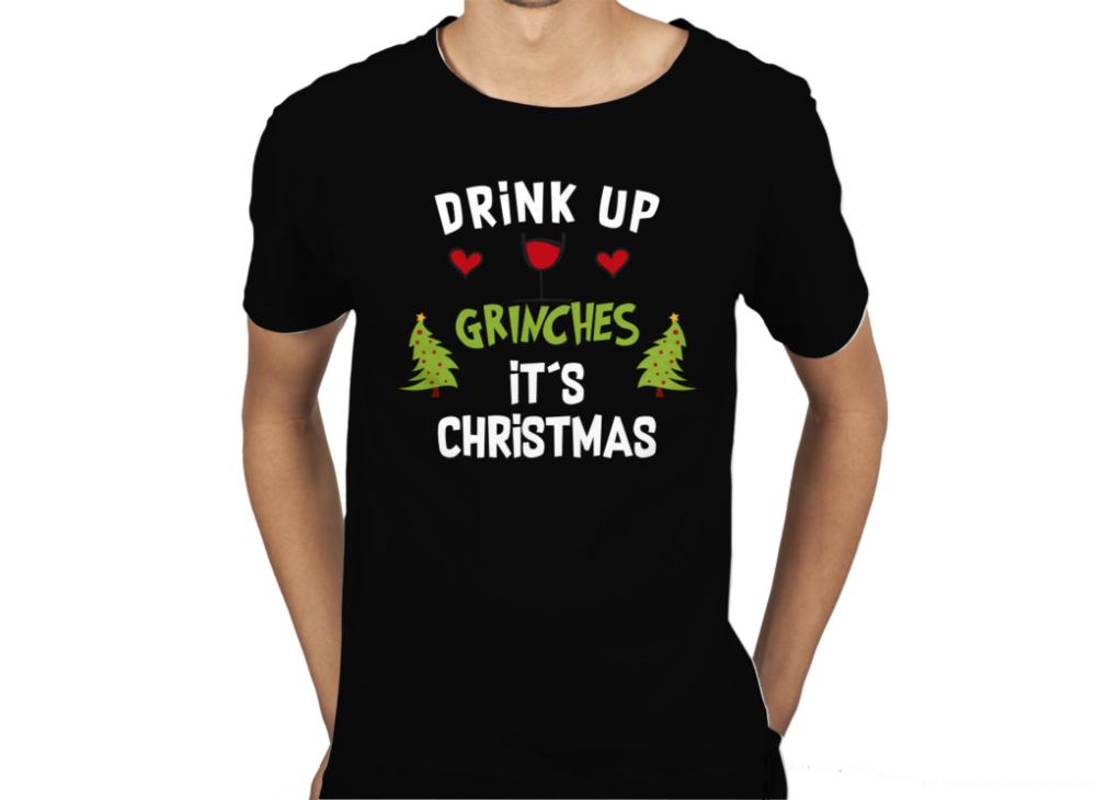DRINK-UP-GRINCHES-ITS-CHRISTMAS-VECTOR-EDITABLE-EPS-PDF-01-PLAYERA4 DRINK UP GRINCHES ITS CHRISTMAS VECTOR EDITABLE EPS PDF