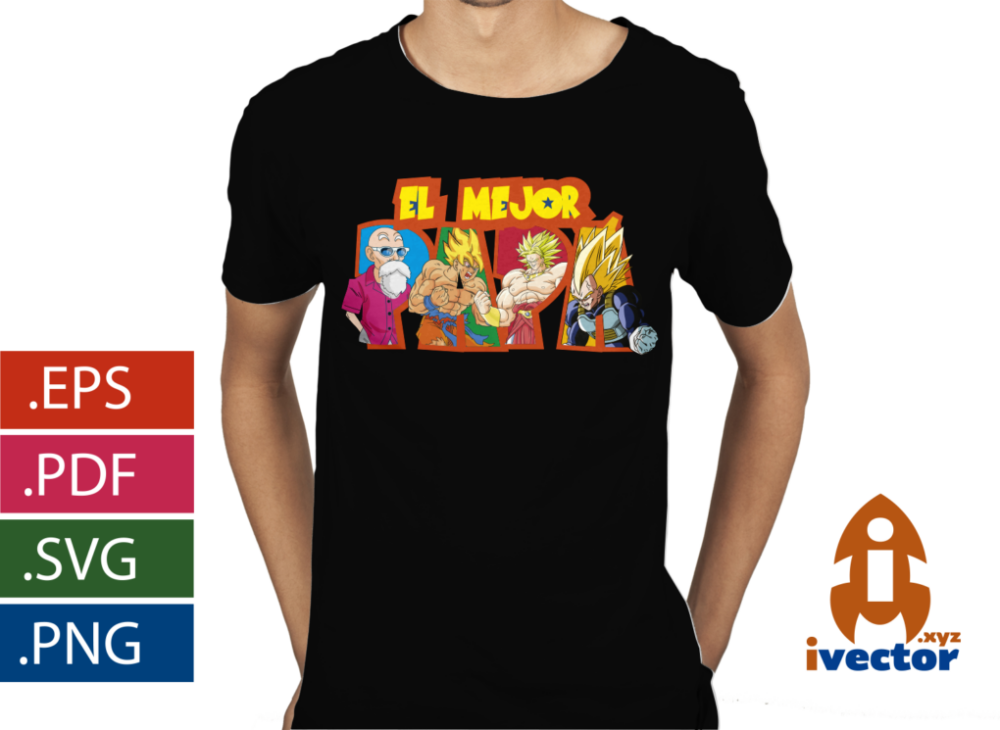 EL-MEJOR-PAPA-DRAGON-BALL-Z-VECTOR-EPS-PDF-SVG-EDITABLE_playera3-1 EL MEJOR PAPA DRAGON BALL Z VECTOR