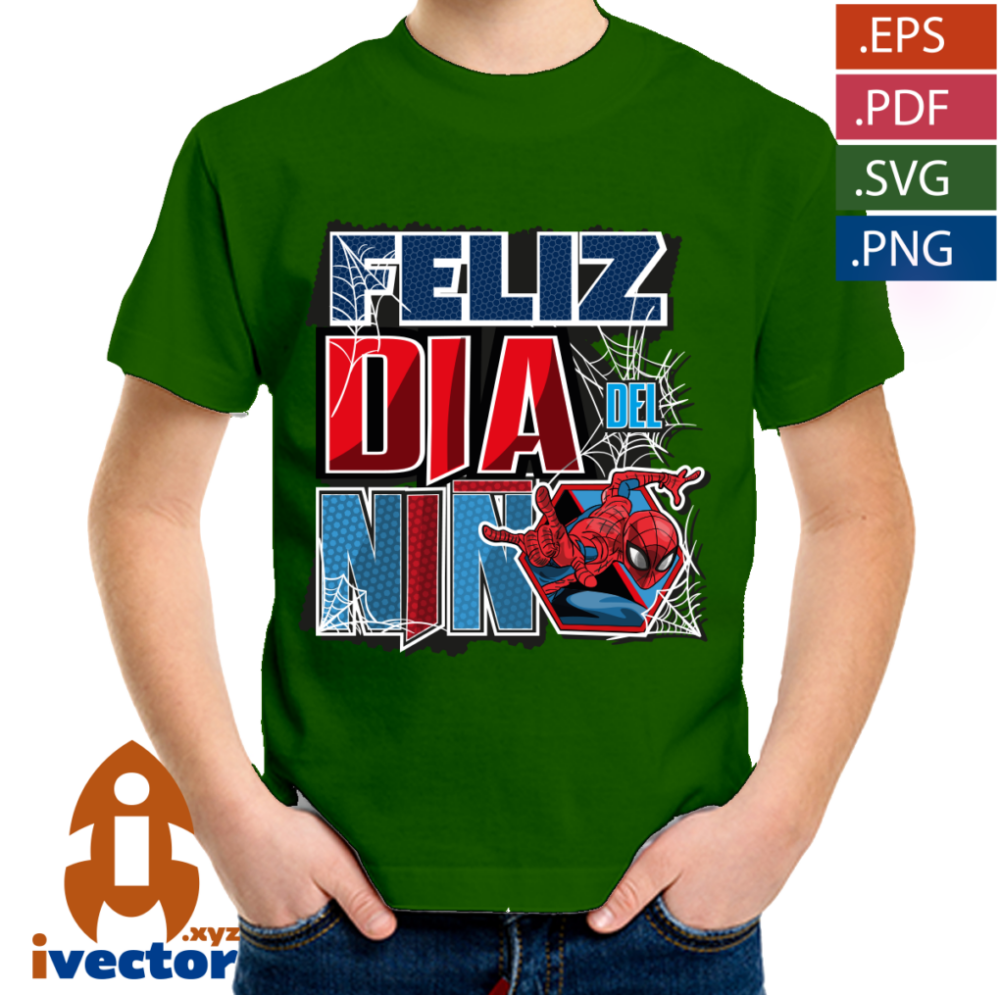 FELIZ-DIA-DEL-NINO-SPIDERMAN-VECTOR-EDITABLE-EPS-PDF-01-p4 FELIZ DÍA DEL NIÑO SPIDERMAN VECTOR EDITABLE EPS PDF