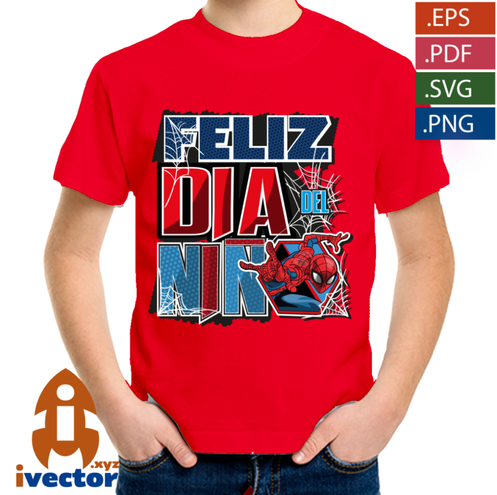 FELIZ-DIA-DEL-NINO-SPIDERMAN-VECTOR-EDITABLE-EPS-PDF-01-p5 FELIZ DÍA DEL NIÑO SPIDERMAN VECTOR EDITABLE EPS PDF