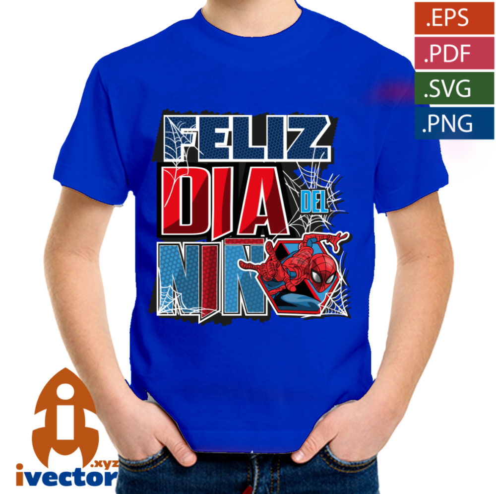 FELIZ-DIA-DEL-NINO-SPIDERMAN-VECTOR-EDITABLE-EPS-PDF-01-p6 FELIZ DÍA DEL NIÑO SPIDERMAN VECTOR EDITABLE EPS PDF