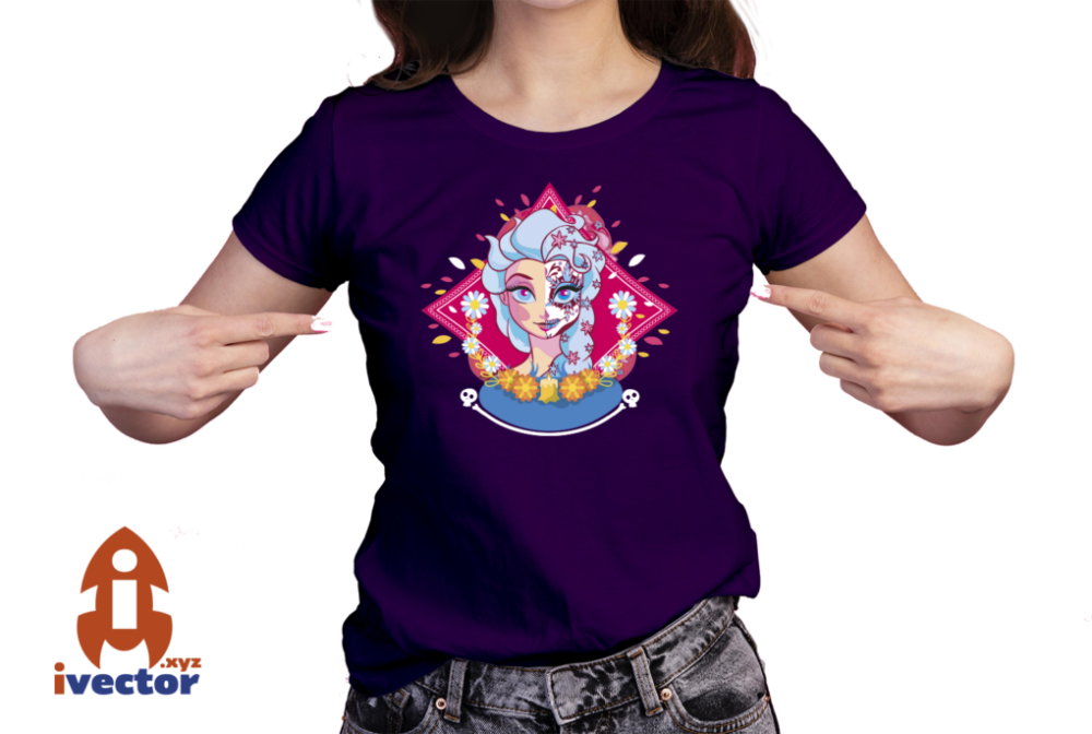 FROZEN-PRINCESA-VECTOR-EDITABLE-EPS-PDF_Mesa-de-trabajo-1-PLAYERA1 ELSA FROZEN PRINCESA VECTOR EDITABLE EPS PDF