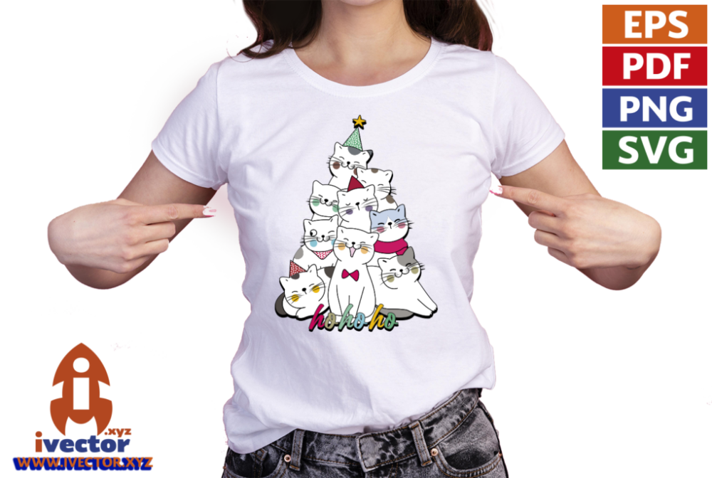 GATOS-ARBOL-DE-NAVIDAD-EPS-PDF-EDITABLE-VECTOR-01-playera1 GATOS ARBOL DE NAVIDAD EPS PDF EDITABLE VECTOR