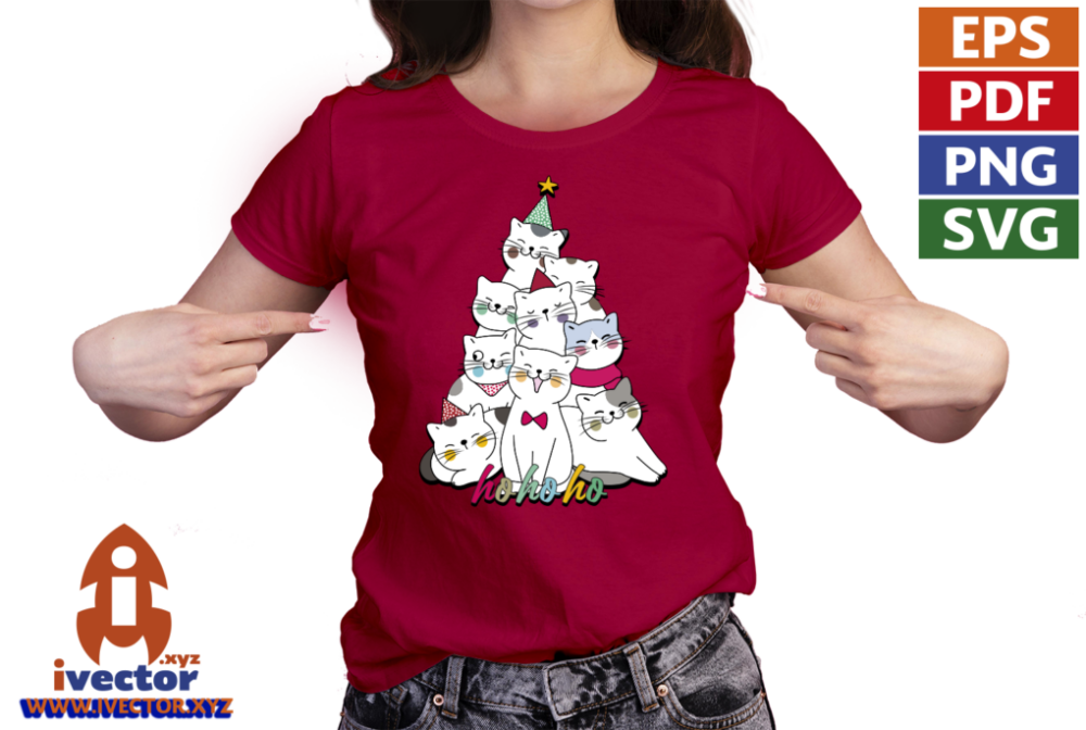 GATOS-ARBOL-DE-NAVIDAD-EPS-PDF-EDITABLE-VECTOR-01-playera2 GATOS ARBOL DE NAVIDAD EPS PDF EDITABLE VECTOR