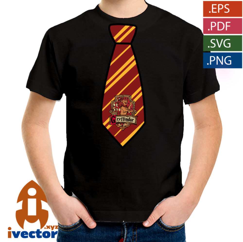 GRIFFINDOR-HARRY-POTTER-LOGO-CORBATA-VECTOR-EDITABLE-01-P2 GRIFFINDOR HARRY POTTER LOGO CORBATA VECTOR EDITABLE