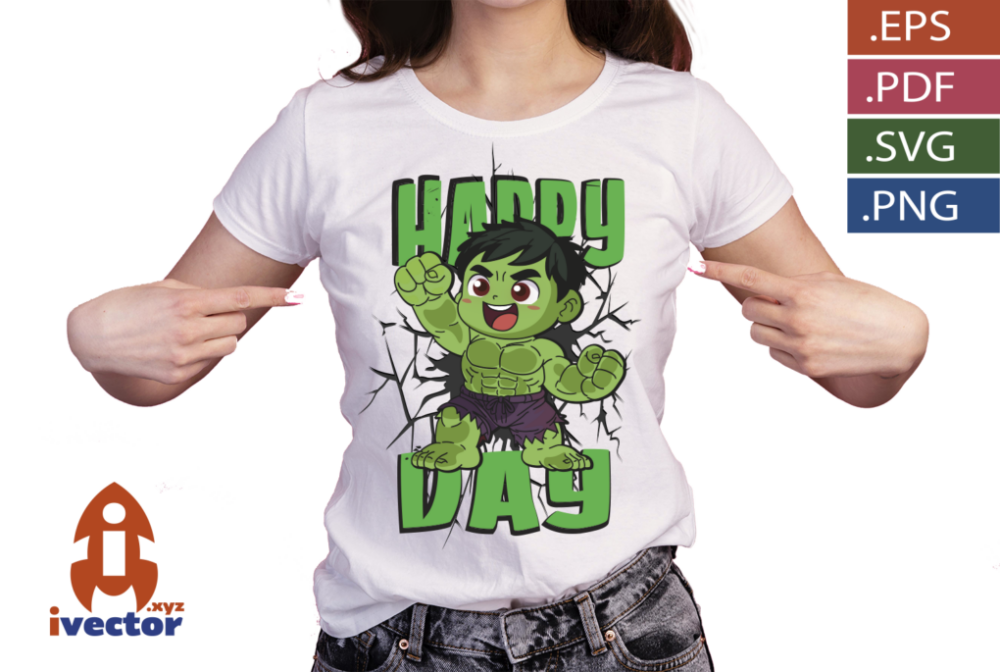 HAPPY-DAY-HULK-VECTOR-EDITABLE_P1 HAPPY DAY HULK VECTOR EDITABLE