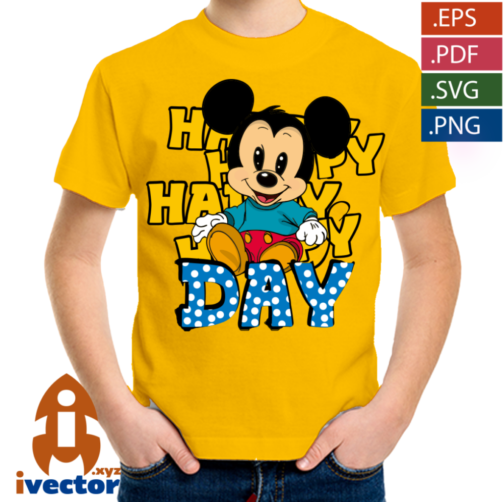 HAPPY-DAY-MICKEY-MOUSE-BABY-VECTOR-EPS-PDF-P5 HAPPY DAY MICKEY MOUSE BABY VECTOR EPS PDF