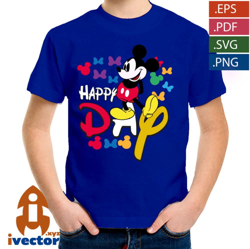 HAPPY-DAY-MICKEY-VECTOR-EDITABLE-01-P2 HAPPY DAY MICKEY VECTOR EDITABLE