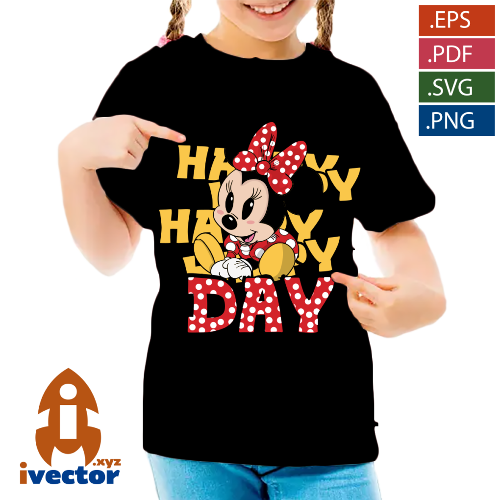 HAPPY-DAY-MINNIE-MOUSE-BABY-VECTOR-EPS-PDF-P2 HAPPY DAY MINNIE MOUSE BABY VECTOR EPS PDF