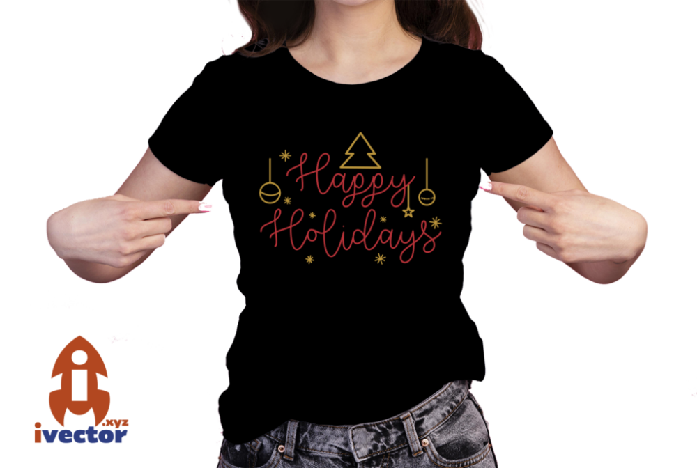 HAPPY-HOLLIDAY-VECTOR-EDITABLE-EPS-PDF-01-PLAYERA1 HAPPY HOLLIDAY VECTOR EDITABLE EPS PDF