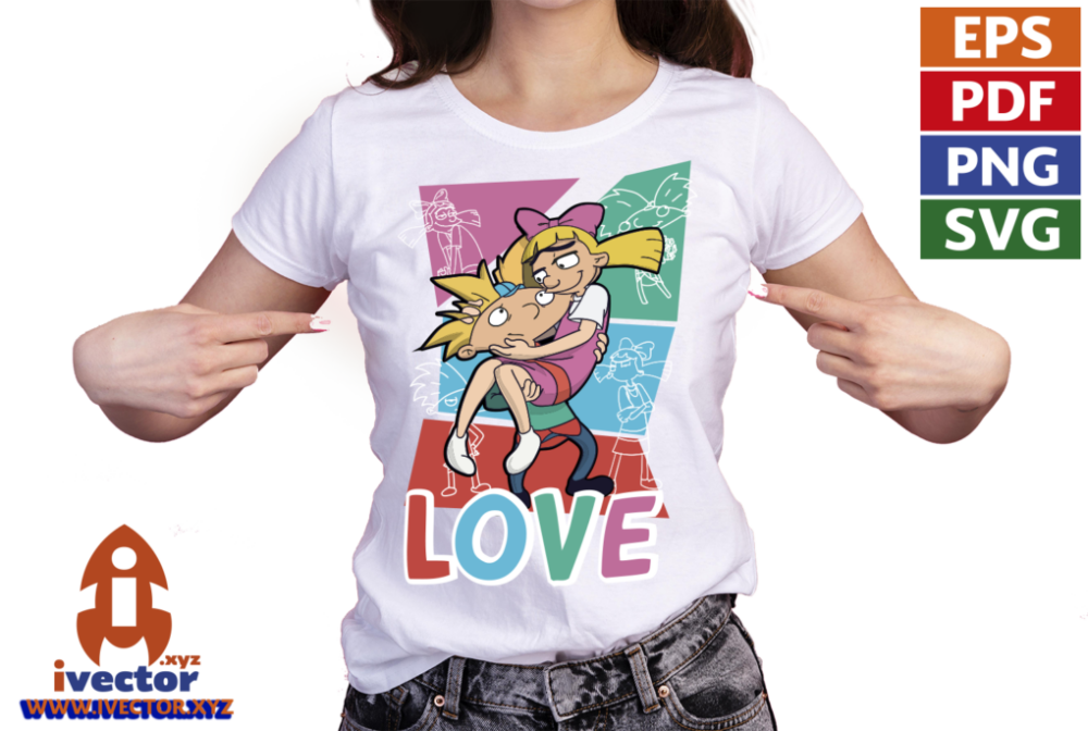HEY-ARNOLD-SAN-VALENTIN-VECTOR-EDITABLE-01-1 HEY ARNOLD SAN VALENTIN VECTOR EDITABLE
