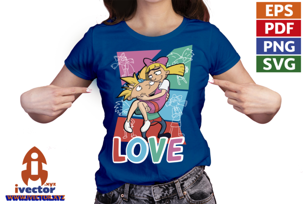 HEY-ARNOLD-SAN-VALENTIN-VECTOR-EDITABLE-01-3 HEY ARNOLD SAN VALENTIN VECTOR EDITABLE