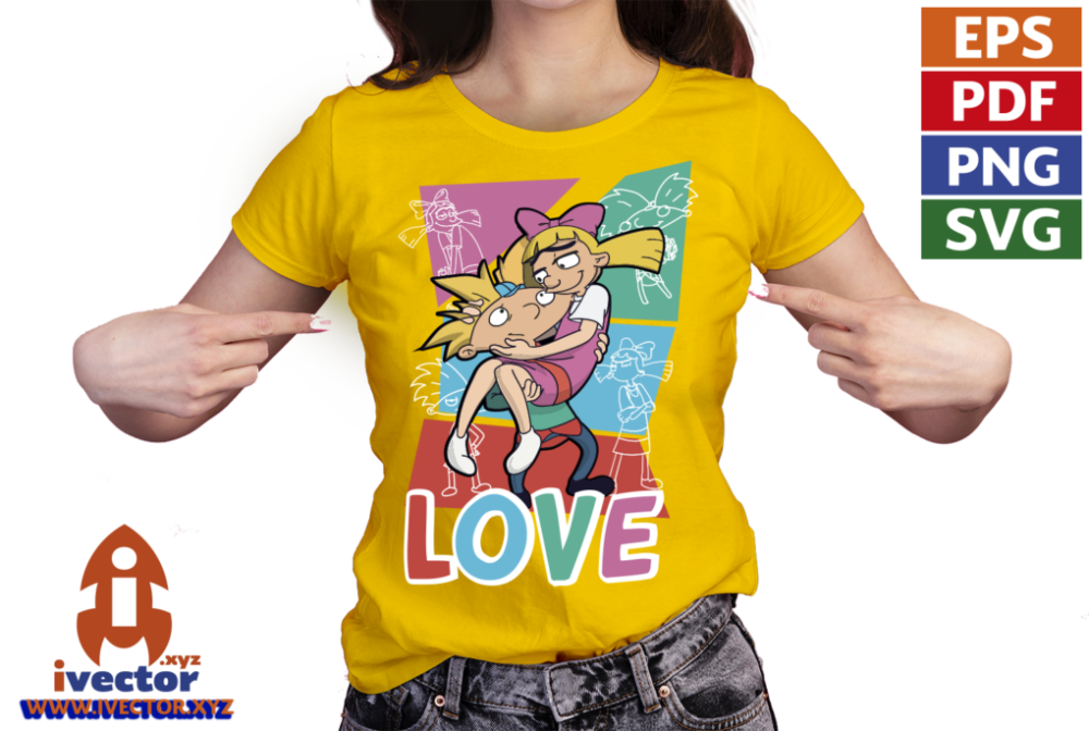 HEY-ARNOLD-SAN-VALENTIN-VECTOR-EDITABLE-01-4 HEY ARNOLD SAN VALENTIN VECTOR EDITABLE