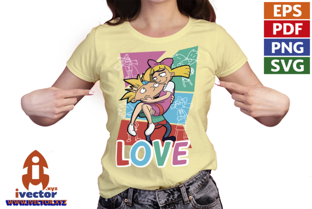 HEY-ARNOLD-SAN-VALENTIN-VECTOR-EDITABLE-01-7 HEY ARNOLD SAN VALENTIN VECTOR EDITABLE
