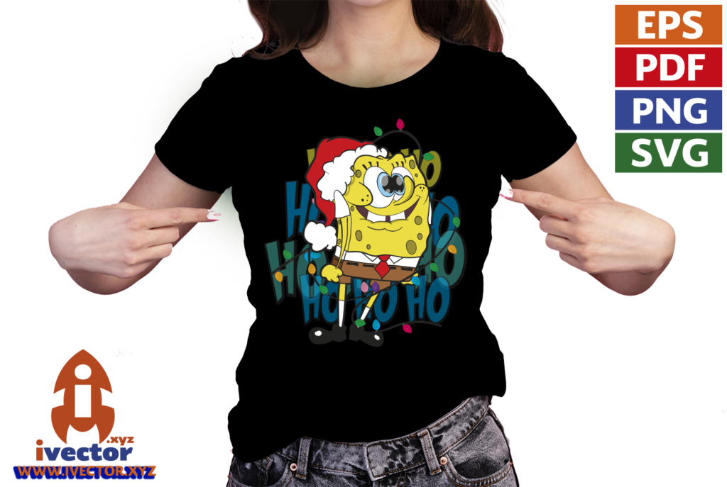 HO-HO-HO-BOB-ESPONJA-VECTOR-EDITABLE-EPS-PDF-SVG-01-P3-1024x687 HO HO HO BOB ESPONJA VECTOR EDITABLE EPS PDF SVG