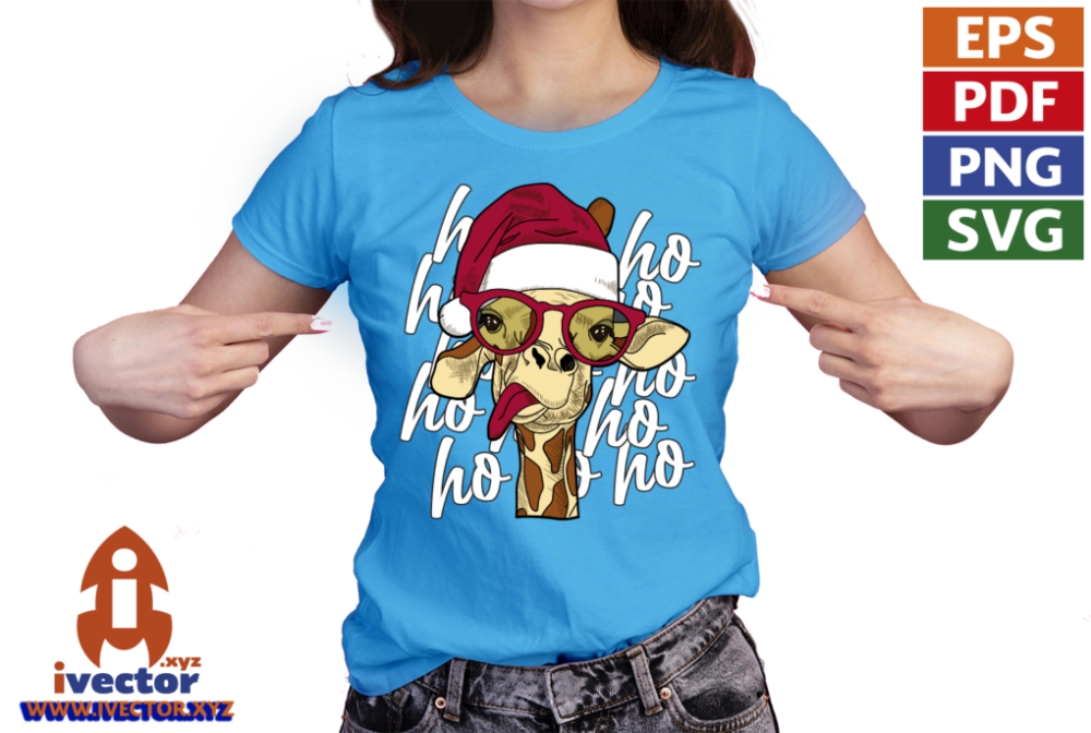 HO-HO-HO-JIRAFA-CON-GORRO-NAVIDENO-EPS-PDF-VECTOR1-01-playera5 HO HO HO JIRAFA CON GORRO NAVIDEÑO EPS PDF VECTOR
