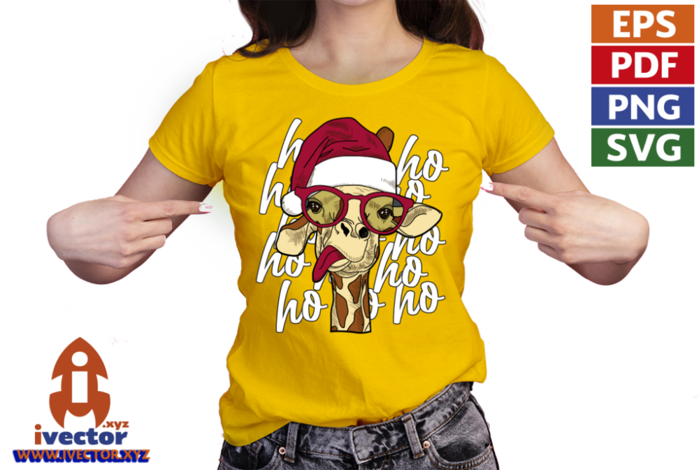 HO-HO-HO-JIRAFA-CON-GORRO-NAVIDENO-EPS-PDF-VECTOR1-01-playera6 HO HO HO JIRAFA CON GORRO NAVIDEÑO EPS PDF VECTOR