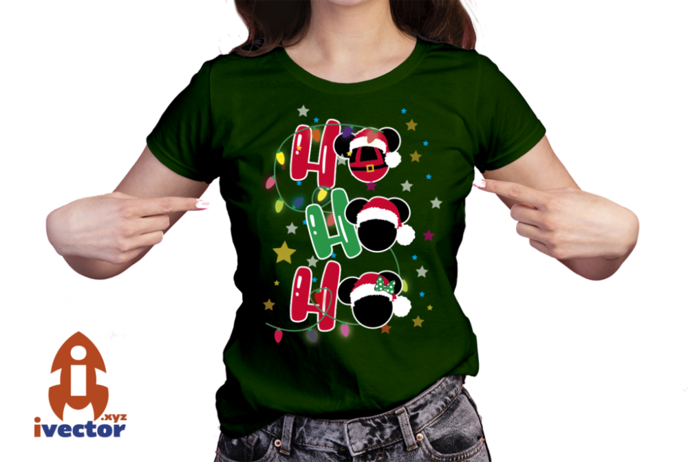 HO-HO-HO-MICKEY-MINNIE-NAVIDENO-EPS-PDF-EDITABLE-VECTOR-01-PLAYERA1 HO HO HO MICKEY MINNIE NAVIDEÑO EPS PDF EDITABLE VECTOR