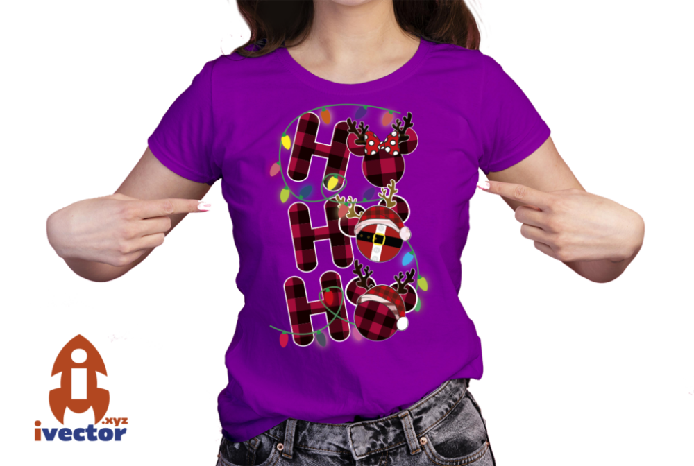 HO-HO-HO-MICKEY-MOUSE-NAVIDENO-VECTOR-EDITABLE-EPS-PDF-01-PLAYERA5 HO HO HO MICKEY MOUSE NAVIDEÑO VECTOR EDITABLE EPS PDF