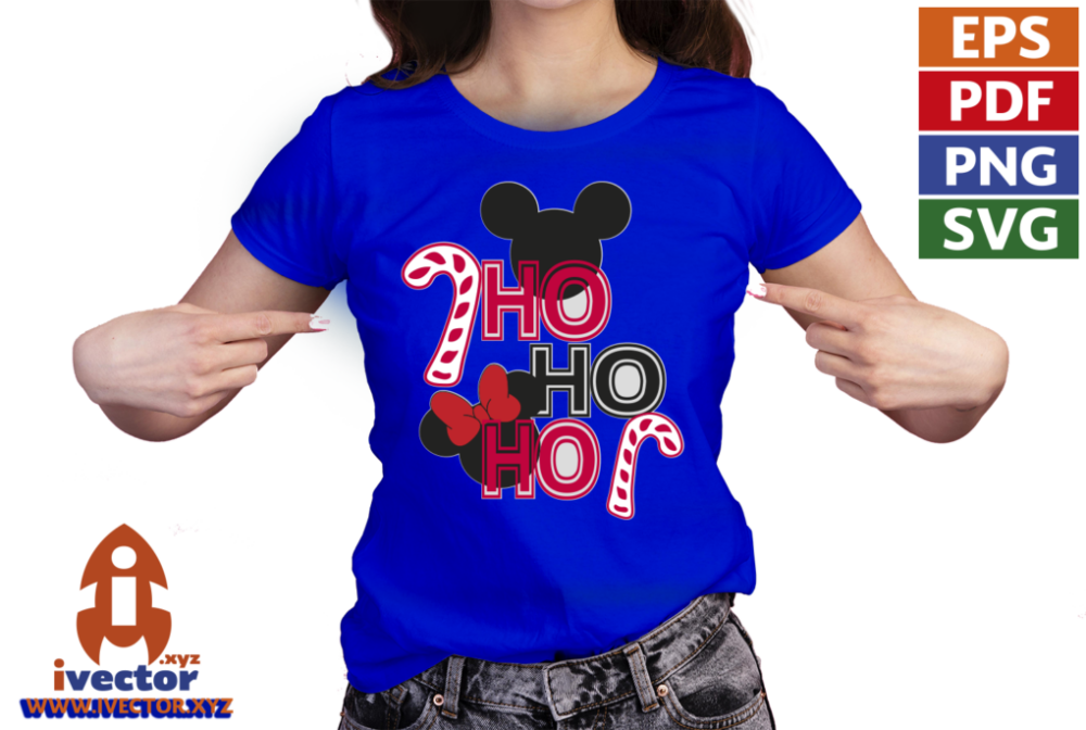 HO-HO-HO-MICKEY-MOUSE-VECTOR-EDITABLE-01-P3 HO HO HO MICKEY MOUSE VECTOR EDITABLE