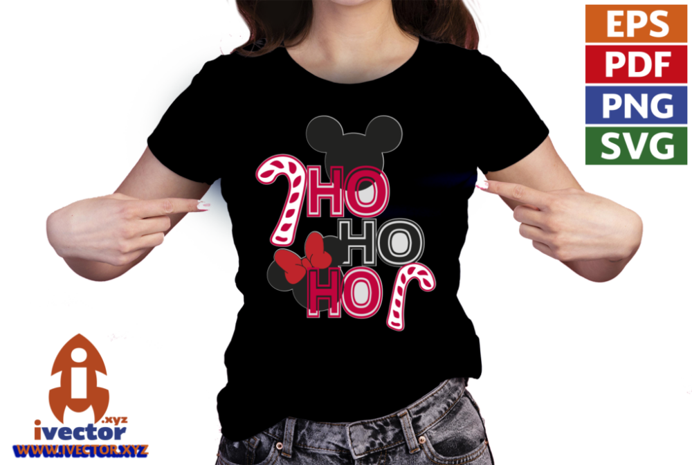 HO-HO-HO-MICKEY-MOUSE-VECTOR-EDITABLE-01-P4 HO HO HO MICKEY MOUSE VECTOR EDITABLE