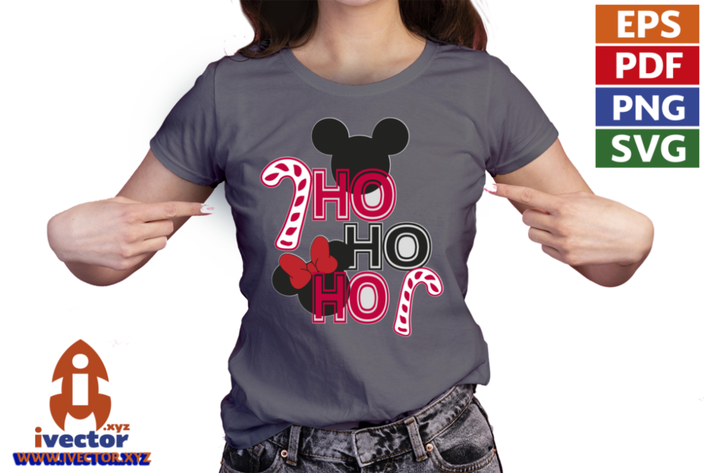 HO-HO-HO-MICKEY-MOUSE-VECTOR-EDITABLE-01-P5 HO HO HO MICKEY MOUSE VECTOR EDITABLE