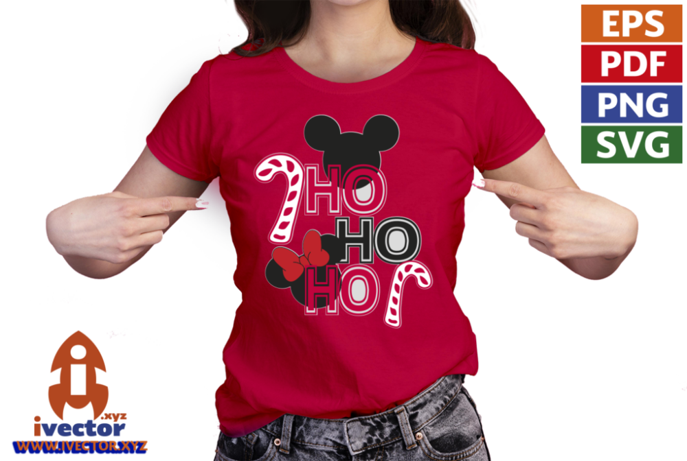 HO-HO-HO-MICKEY-MOUSE-VECTOR-EDITABLE-01-P6 HO HO HO MICKEY MOUSE VECTOR EDITABLE