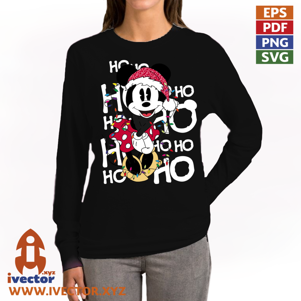 HO-HO-HO-MINNIE-MOUSE-LUCES-PDF-EPS-playera2-1024x1024 HO HO HO MINNIE MOUSE LUCES PDF EPS