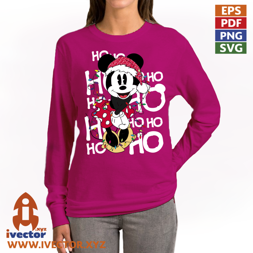 HO-HO-HO-MINNIE-MOUSE-LUCES-PDF-EPS-playera3-1024x1024 HO HO HO MINNIE MOUSE LUCES PDF EPS