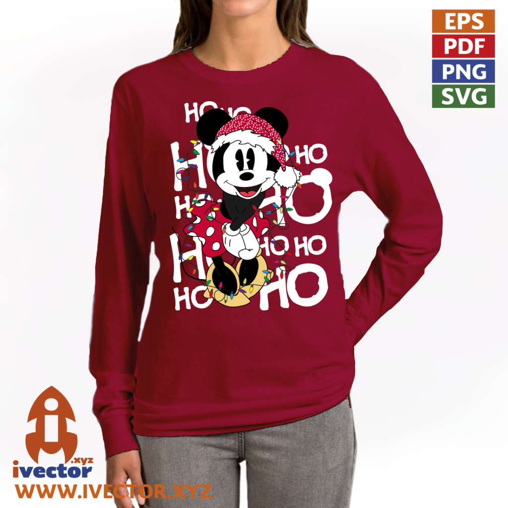 HO-HO-HO-MINNIE-MOUSE-LUCES-PDF-EPS-playera7-1024x1024 HO HO HO MINNIE MOUSE LUCES PDF EPS
