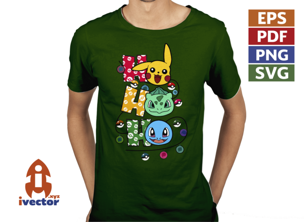 HO-HO-HO-NAVIDAD-POKEMON-PERSONAJES-EPS-PDF-VECTOR-01-PLAYERA2 HO HO HO NAVIDAD POKEMON PERSONAJES EPS PDF VECTOR