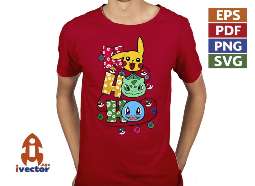 HO-HO-HO-NAVIDAD-POKEMON-PERSONAJES-EPS-PDF-VECTOR-01-PLAYERA5 HO HO HO NAVIDAD POKEMON PERSONAJES EPS PDF VECTOR