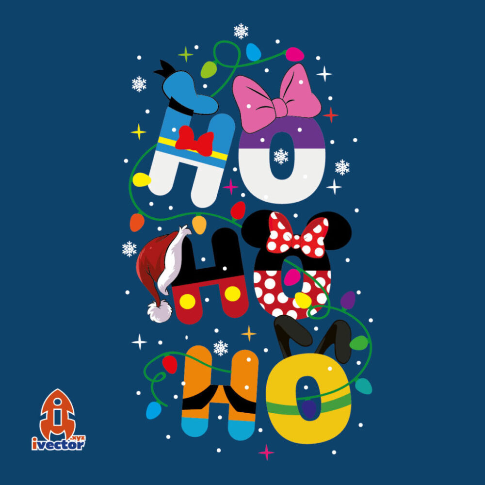 HO-HO-HO-NAVIDAD-VECTOR-EPS-PDF-EDITABLE-DISNEY-PERSONAJES-01 HO HO HO NAVIDAD VECTOR EPS PDF DISNEY