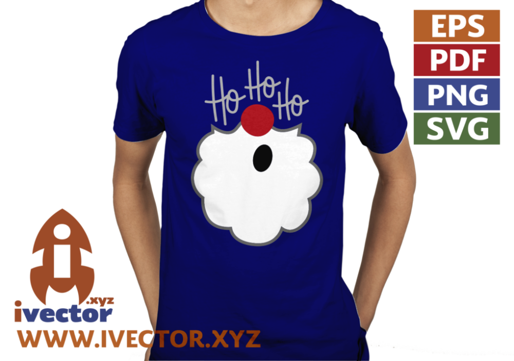 HO-HO-HO-SANTA-CLAUS-VECTOR-EDITABLE-EPS-PDF-SVG-01-playera6 HO HO HO SANTA CLAUS VECTOR EDITABLE EPS PDF SVG