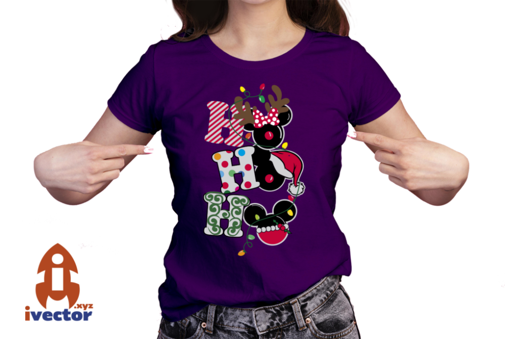 HO-HO-HO-VECTOR-NAVIDENO-MICKEY-MOUSE-EPS-PDF-EDITABLE-VECTOR-01-PLAYERA4 HO HO HO VECTOR NAVIDAD MICKEY MOUSE EPS
