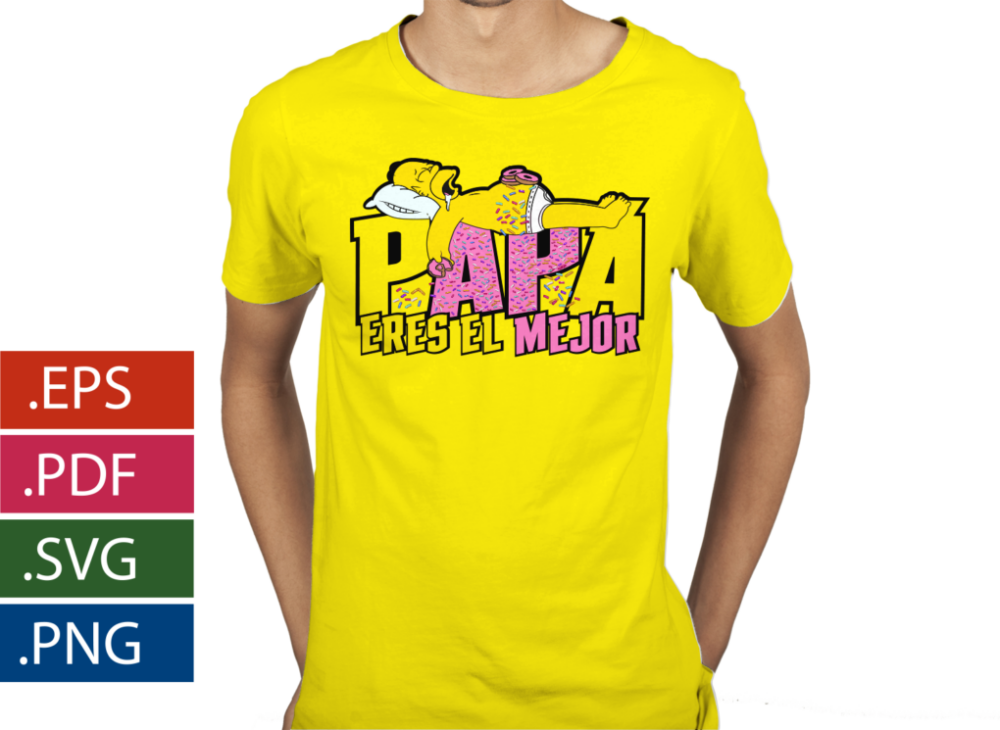 HOMERO-ERES-EL-MEJOR-DIA-DEL-PADRE-DONAS-CHISPAS-CHOCOLATE-EPS-PDF-SVG-EDITABLE-01-PLAYERA2 HOMERO ERES EL MEJOR DÍA DEL PADRE DONAS  EPS PDF SVG